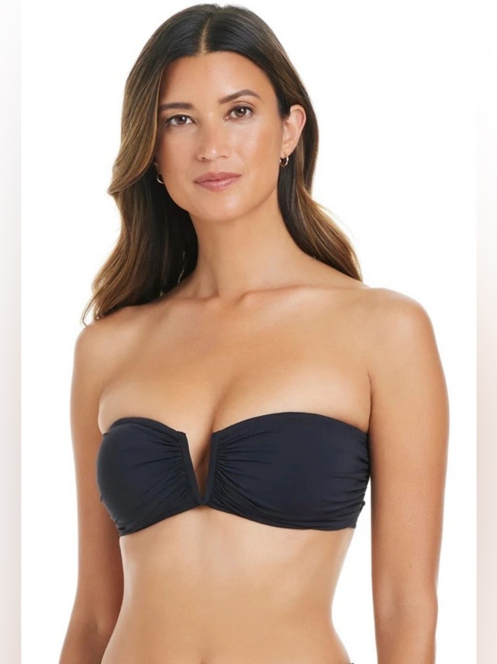 Bleu Rod Beattie White Bandeau Macrame Bikini Top Size 6 - Picture 3 of 8